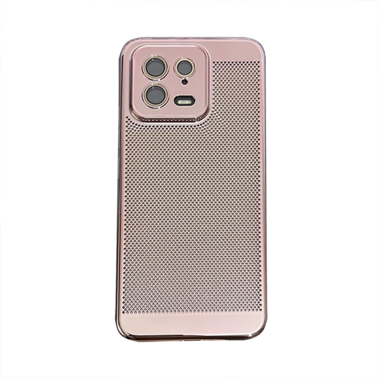 

For Xiaomi 13 Ice Sense Heat Dissipation Electroplating PC Phone Case(Rose Gold)