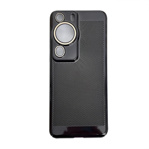 

For Huawei P60 Ice Sense Heat Dissipation Electroplating PC Phone Case(Black)