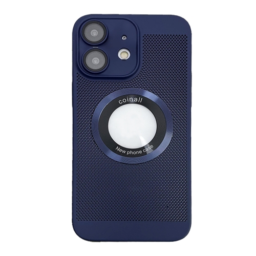 

For iPhone 12 Cooling MagSafe Magnifier Phone Case(Royal Blue)