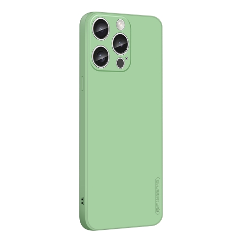 

For iPhone 16 Pro PINWUYO Sense Series Liquid Silicone TPU Phone Case(Green)