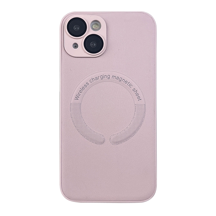 

For iPhone 14 MagSafe Leather All-inclusive TPU Shockproof Phone Case(Pink)