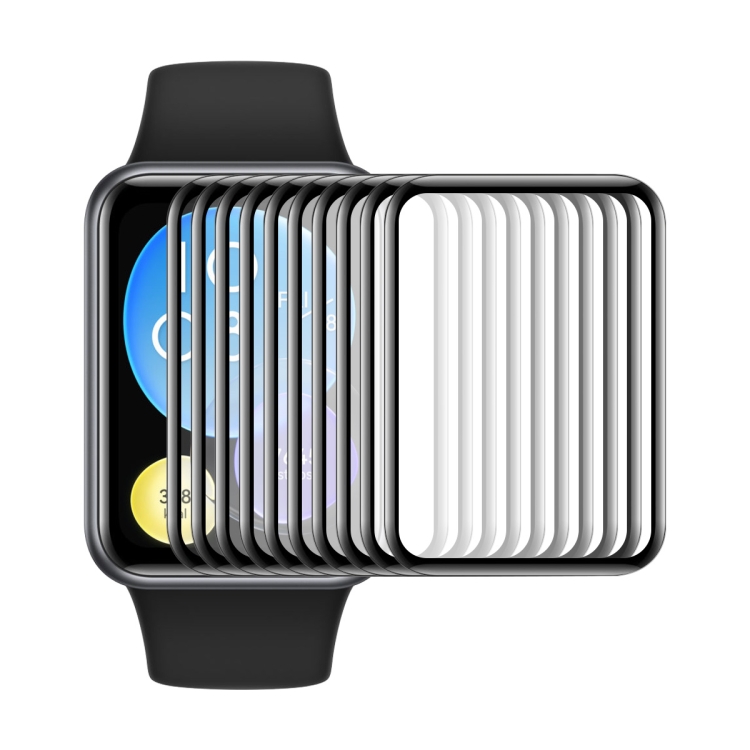 

For Huawei Watch Fit Special Edition 10pcs ENKAY 3D Full Coverage Soft PC Edge + PMMA HD Screen Protector Film