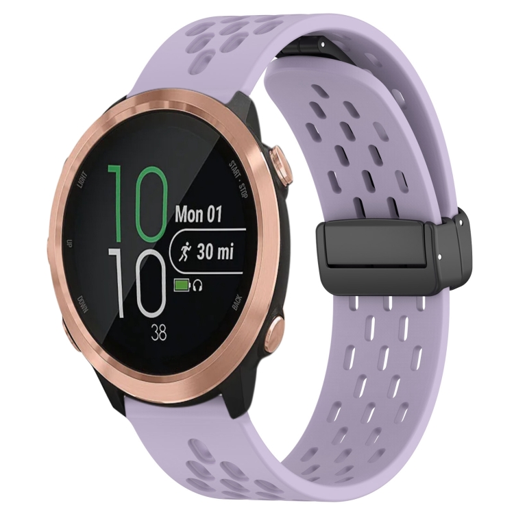 Dành cho Garmin Forerunner 645 Music 20 mm Dây đeo đồng hồ silicon
