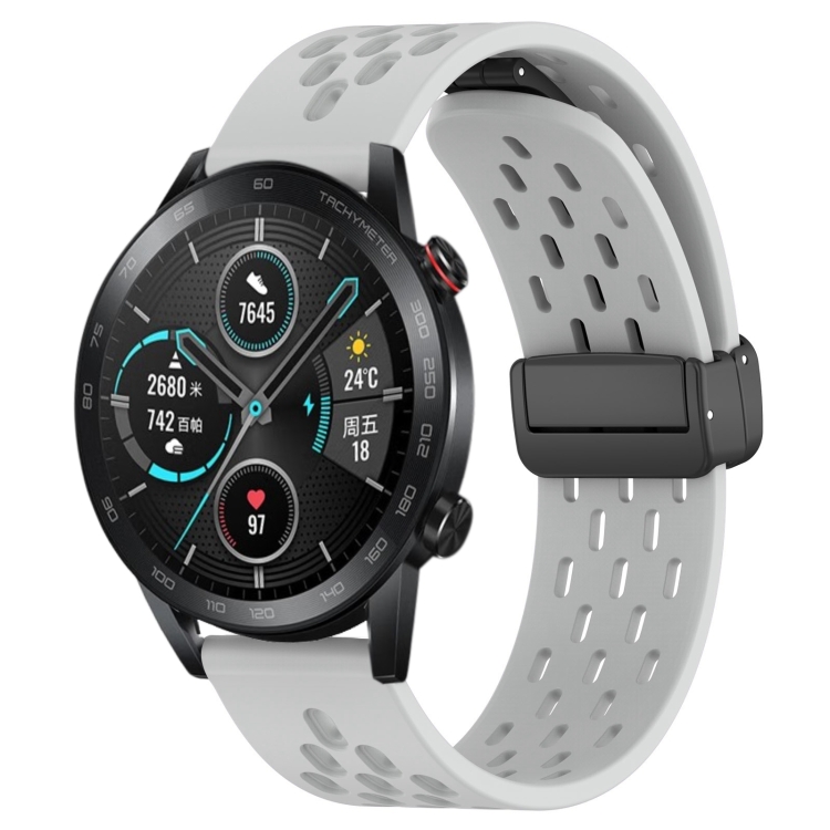 Dành cho Honor Magic Watch Dây đeo đồng hồ silicon gấp từ tính