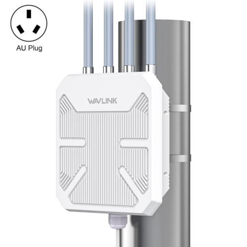 

WAVLINK WN573HX1 WiFi 6 AX1800 IP67 Waterproof Outdoor Dual Band Wireless WiFi Routers, Plug:AU Plug