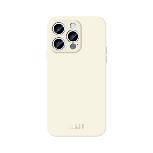 

For iPhone 15 Pro Max MOFI Qin Series Skin Feel All-inclusive PC Phone Case(Beige)