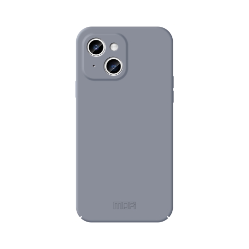 

For iPhone 15 MOFI Qin Series Skin Feel All-inclusive Silicone Phone Case(Gray)