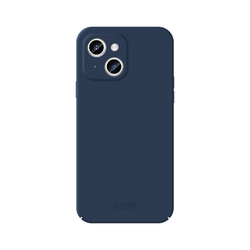 For iPhone 14 Plus MOFI Qin Series Skin Feel All-inclusive PC Phone Case(Blue) маска для лица floresan food for skin увлажняющая 10 шт