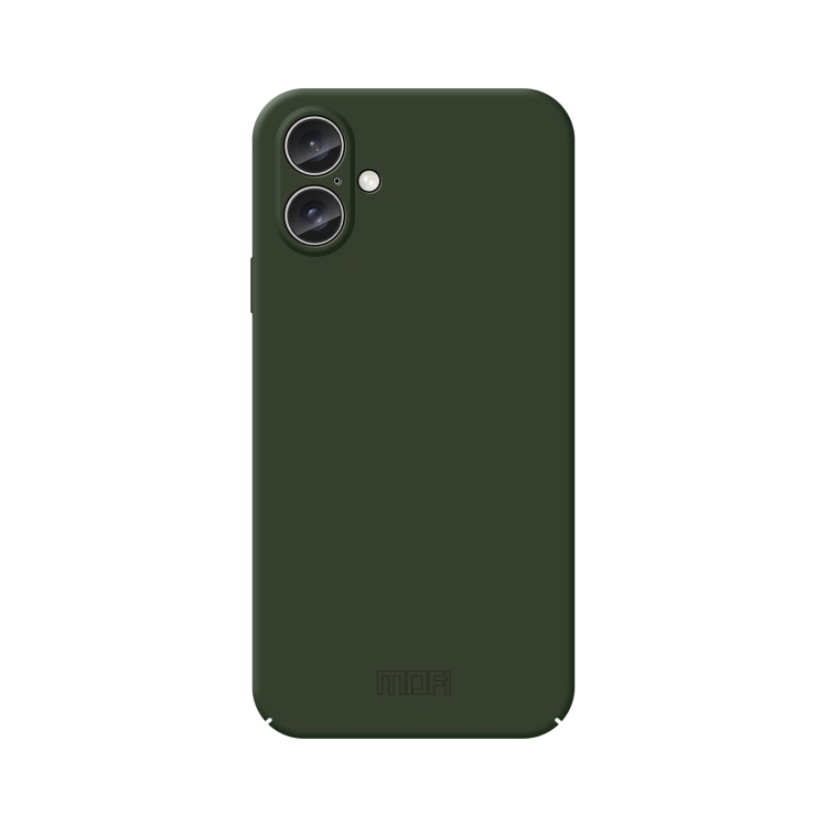 

For iPhone 16 MOFI Qin Series Skin Feel All-inclusive PC Phone Case(Green)