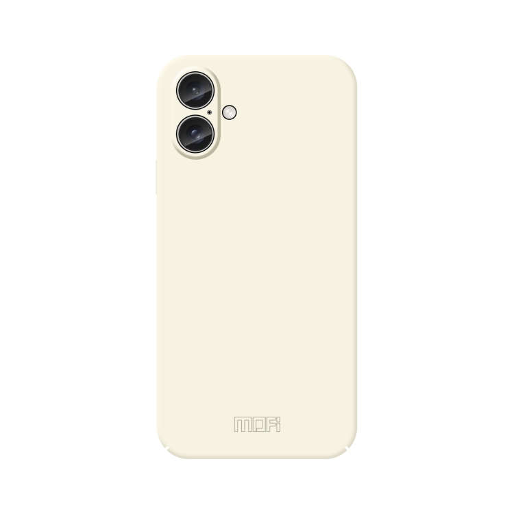 

For iPhone 16 Plus MOFI Qin Series Skin Feel All-inclusive PC Phone Case(Beige)