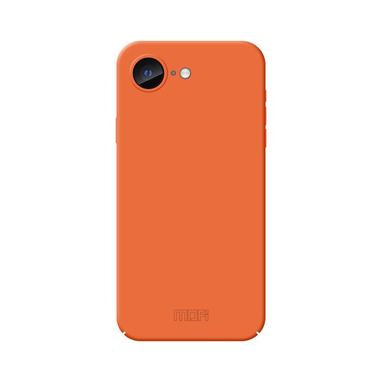 

For iPhone 16e MOFI Qin Series Skin Feel All-inclusive PC Phone Case(Orange)