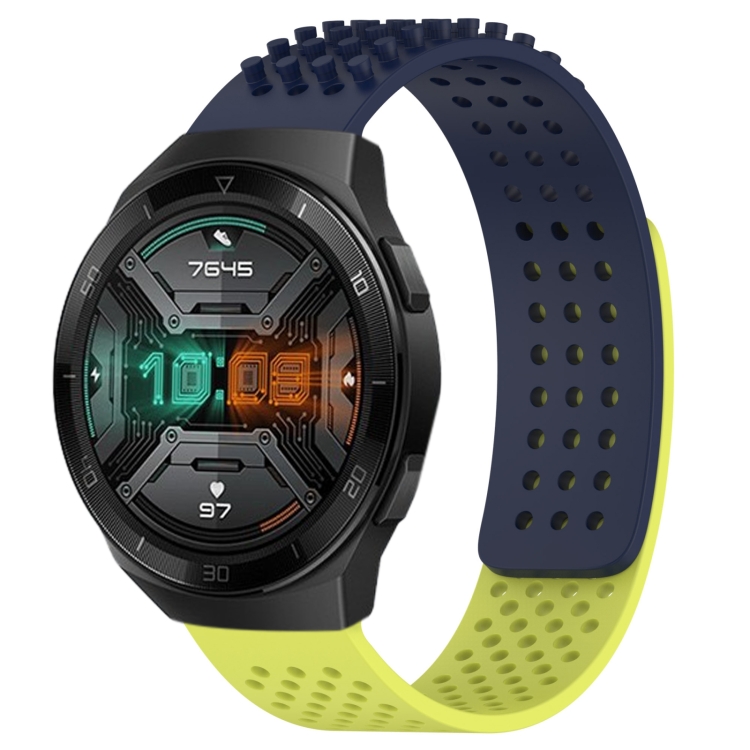 Para Huawei Watch GT 2E Correa de reloj de silicona con puntos 3D