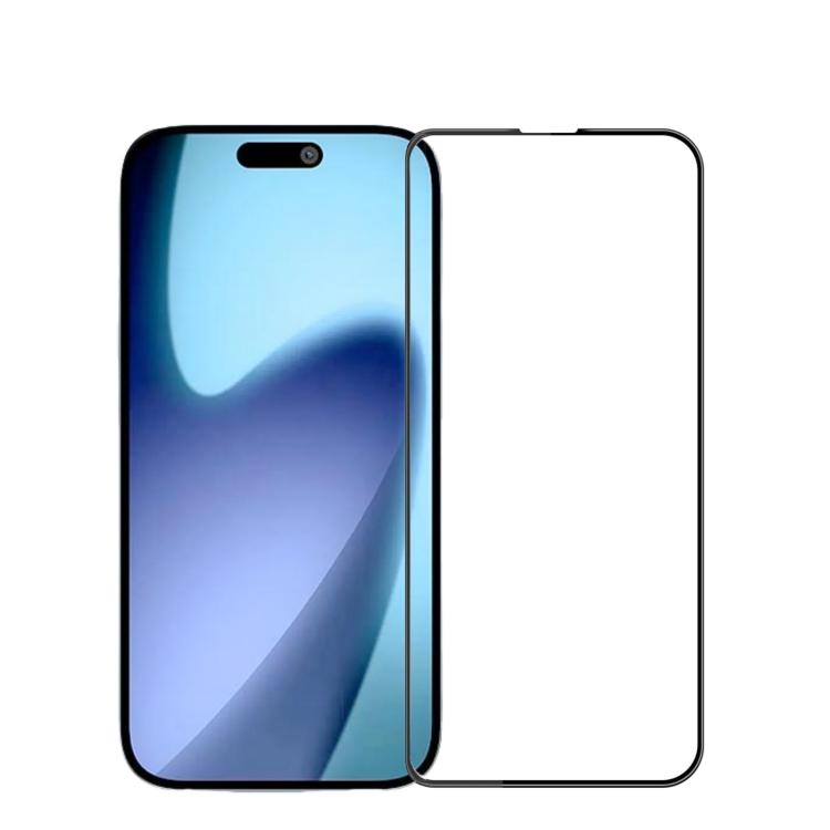 

For iPhone 17 Air MOFI 9H 3D Explosion-proof Curved Screen Tempered Glass Film(Black)