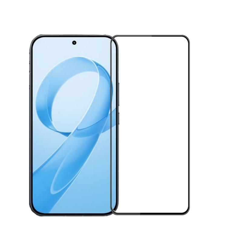 

For Redmi K90 Pro Max Unlock MOFI 9H 3D Explosion-proof Curved Screen Tempered Glass Film(Black)