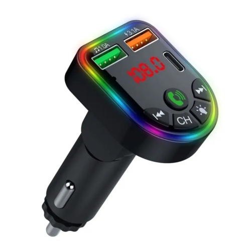 P20 double port USB voiture Bluetooth appel mains libres voiture MP3 Audio  affichage numérique chargeur de