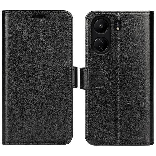 

For Xiaomi Redmi 13C 4G R64 Texture Horizontal Flip Leather Phone Case(Black)