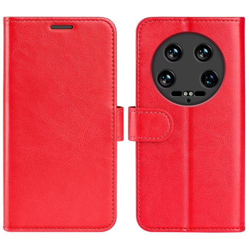 

For Xiaomi 14 Ultra R64 Texture Horizontal Flip Leather Phone Case(Red)