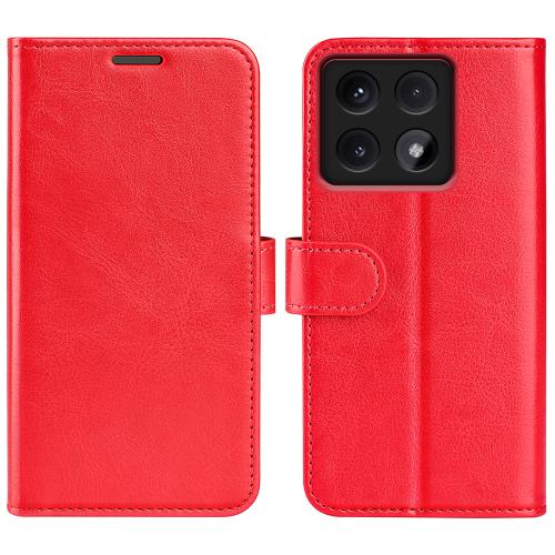 

For Xiaomi 14T R64 Texture Horizontal Flip Leather Phone Case(Red)