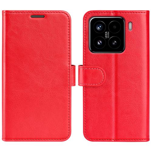 

For Xiaomi 15 R64 Texture Horizontal Flip Leather Phone Case(Red)