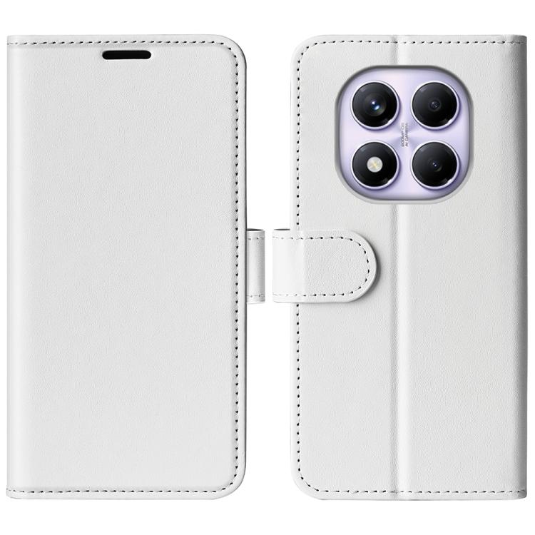 

For Xiaomi Redmi Note 14 Pro 4G R64 Texture Horizontal Flip Leather Phone Case(White)