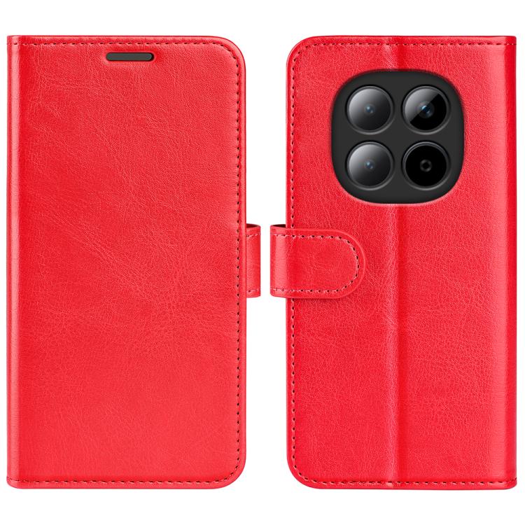 

For Redmi Note 15 Pro Global 163.6mm R64 Texture Horizontal Flip Leather Phone Case(Red)