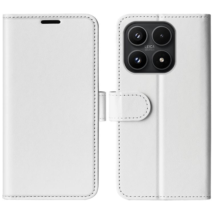 

For Xiaomi 17 R64 Texture Horizontal Flip Leather Phone Case(White)
