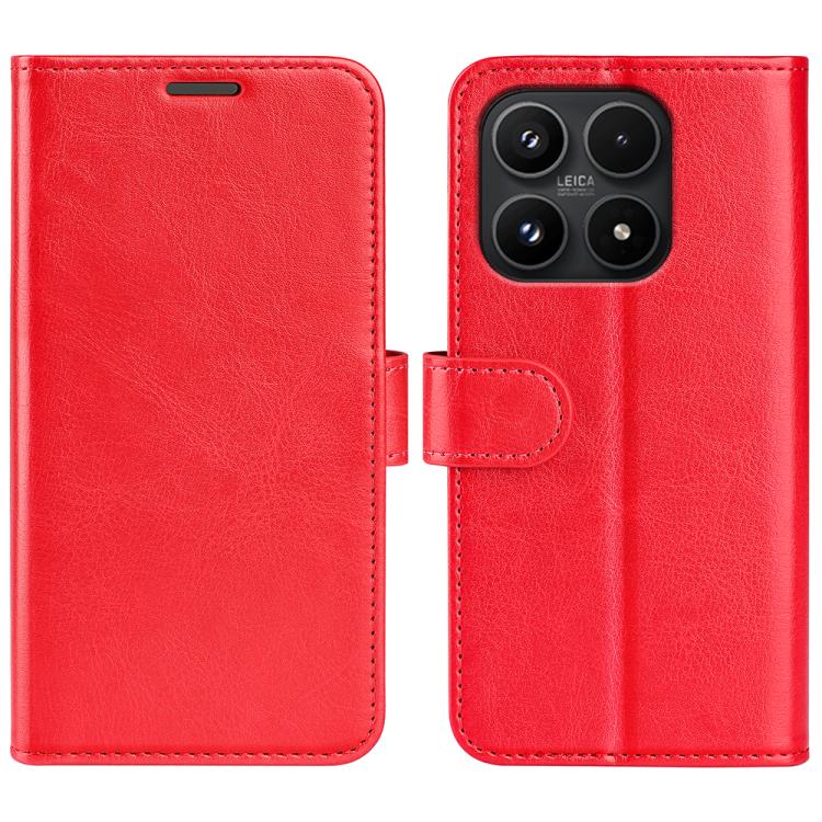 

For Xiaomi 17 R64 Texture Horizontal Flip Leather Phone Case(Red)