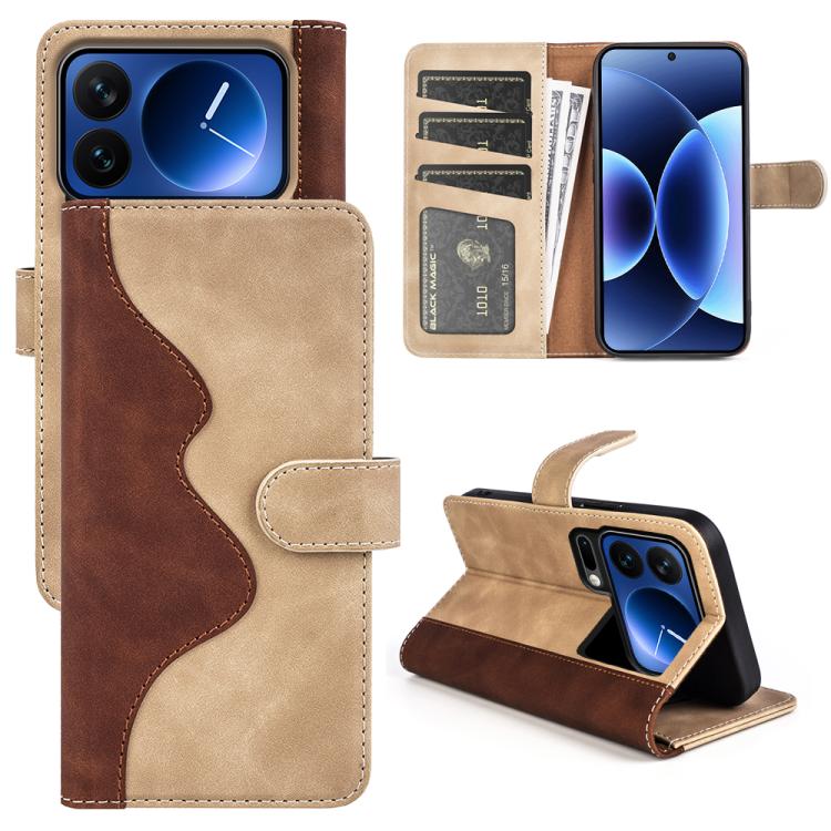 

For Xiaomi 17 Pro Max Stitching Horizontal Flip Leather Phone Case(Blue)