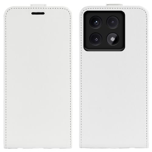 

For Xiaomi 14T R64 Texture Single Vertical Flip Leather Phone Case(White)