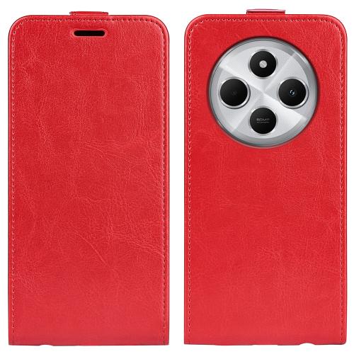 

For Xiaomi Redmi 14C 4G R64 Texture Single Vertical Flip Leather Phone Case(Red)