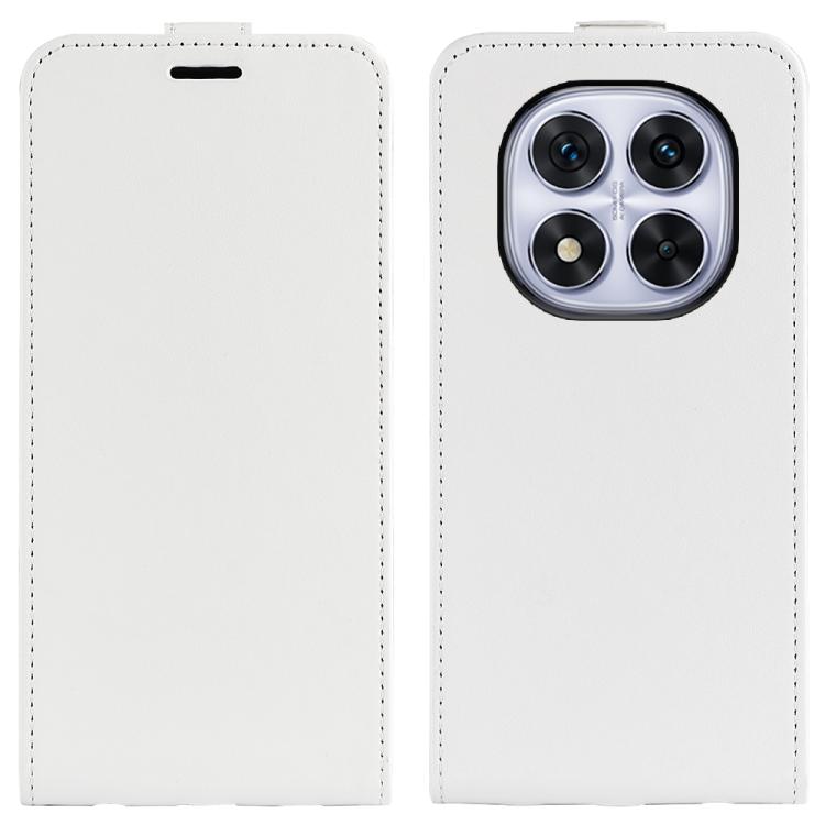 

For Xiaomi Redmi Note 14 Pro 5G R64 Texture Single Vertical Flip Leather Phone Case(White)