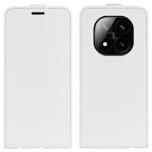 

For Xiaomi Redmi Note 14 Pro+ 5G R64 Texture Single Vertical Flip Leather Phone Case(White)