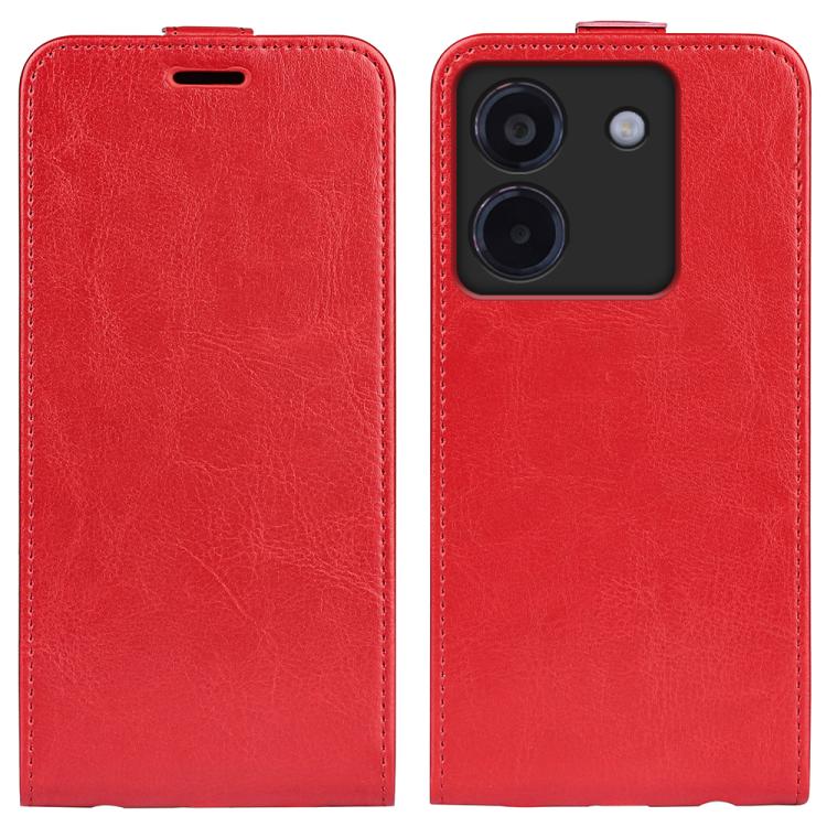 

For Xiaomi Poco M7 Pro 5G R64 Texture Single Vertical Flip Leather Phone Case(Red)