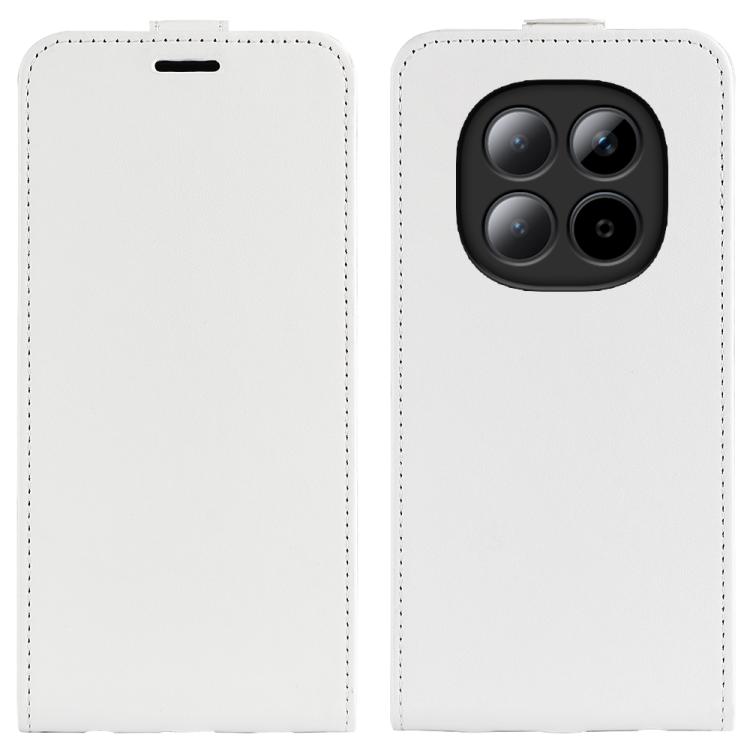 

For Redmi Note 15 Pro+ Global 163.3mm R64 Texture Single Vertical Flip Leather Phone Case(White)