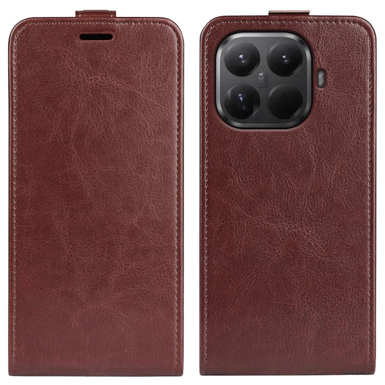

For Xiaomi 17T R64 Texture Single Vertical Flip Leather Phone Case(Brown)