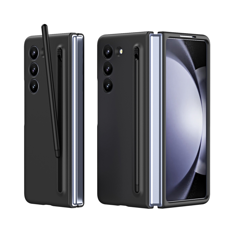 

For Samsung Galaxy Z Fold6 Skinfeel Shockproof Phone Case, No Pen(Black)