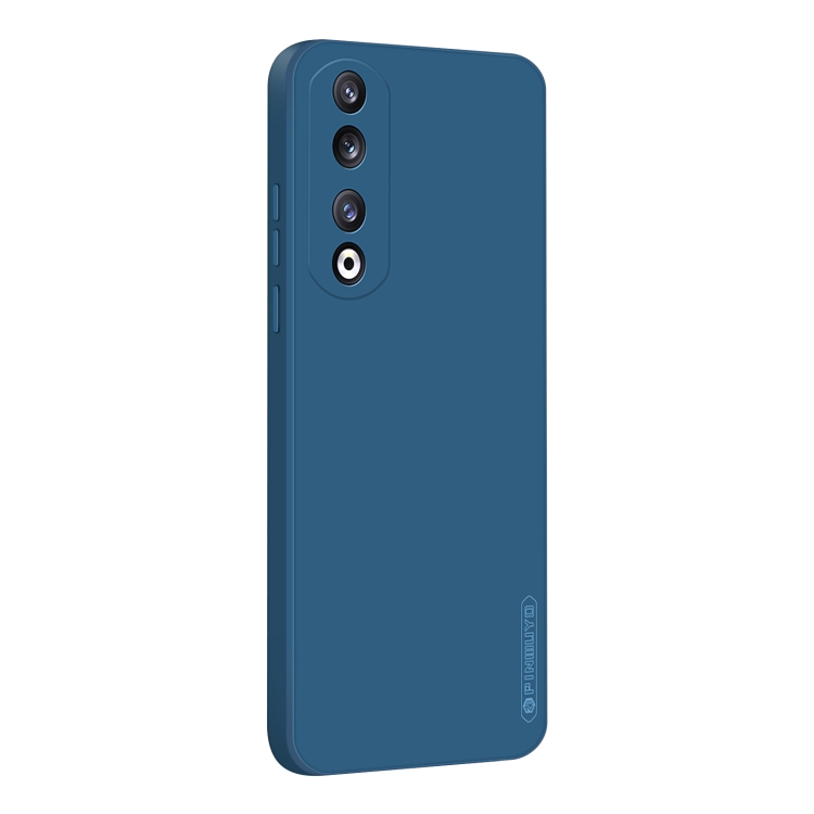 

For Honor 90 Pro PINWUYO Sense Series Liquid Silicone TPU Phone Case(Blue)