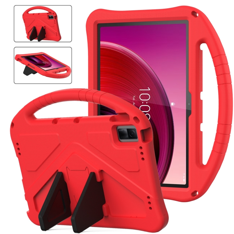 

For Lenovo Tab M10 5G 2023 EVA Shockproof Tablet Case with Holder(Red)