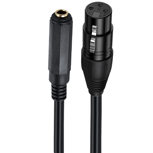 

6.35mm Female to XLR Female JUNSUNMAY Speaker Audio Amplifier Connection Cable, Length: 50cm