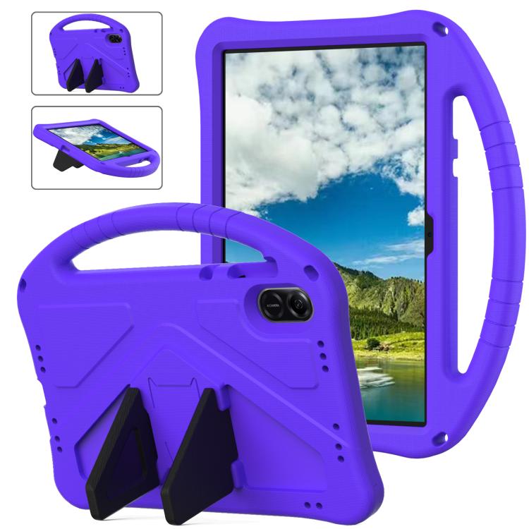 

For Honor Pad X9a EVA Shockproof Tablet Case with Holder(Purple)