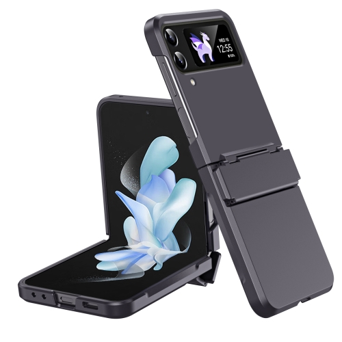 

For Samsung Galaxy Z Flip3 Diamond Case-film Integral Hinge Shockproof Phone Case(Black)