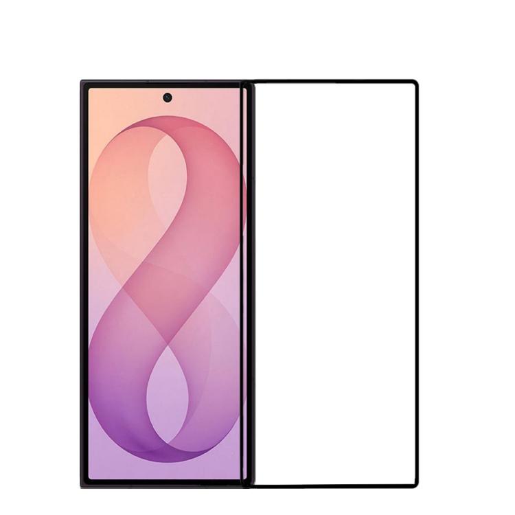 For Galaxy Z Fold8 Ultra 5G Outer Screen PINWUYO 9H 2.5D Full Screen Tempered Glass Film(Black)