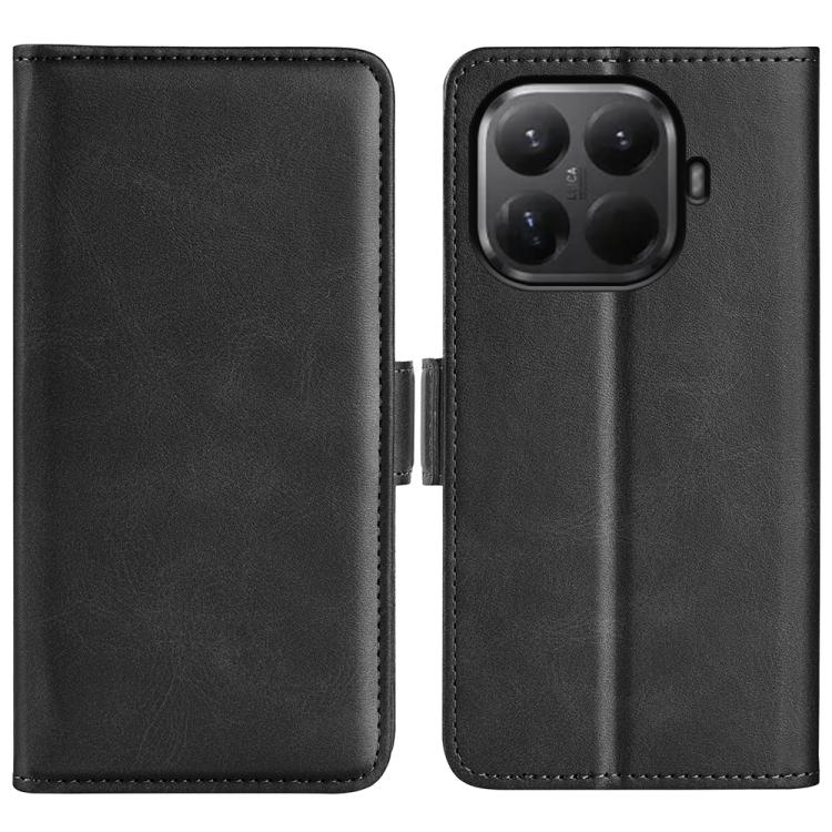 

For Xiaomi 17T Dual-side Magnetic Buckle Horizontal Flip Leather Phone Case(Black)