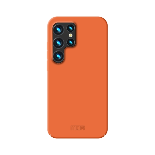 

For Samsung Galaxy S23 Ultra 5G MOFI Qin Series Skin Feel All-inclusive PC Phone Case(Orange)