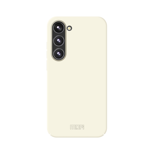 For Samsung Galaxy S24+ 5G MOFI Qin Series Skin Feel All-inclusive PC Phone Case(Beige) скраб для лица food for skin яблоко 150 мл пенящийся скраб