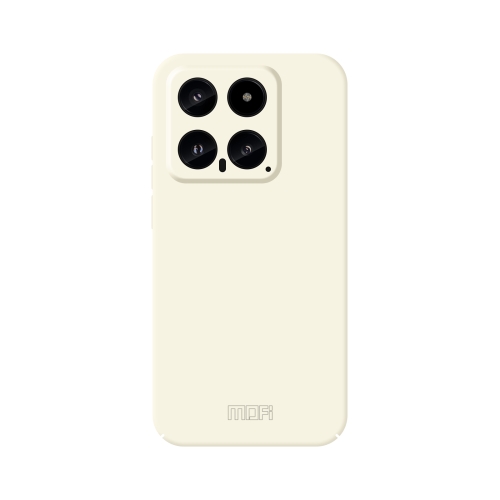 

For Xiaomi 14 MOFI Qin Series Skin Feel All-inclusive PC Phone Case(Beige)