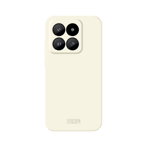 

For Xiaomi 14 Pro MOFI Qin Series Skin Feel All-inclusive PC Phone Case(Beige)