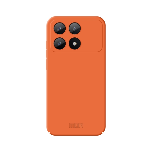

For Xiaomi Redmi K70E MOFI Qin Series Skin Feel All-inclusive PC Phone Case(Orange)