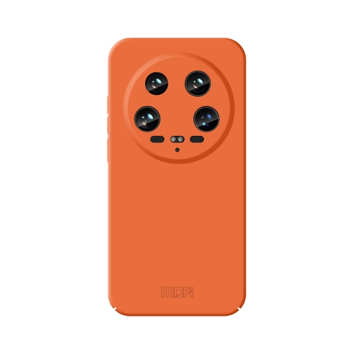 

For Xiaomi 14 Ultra MOFI Qin Series Skin Feel All-inclusive PC Phone Case(Orange)