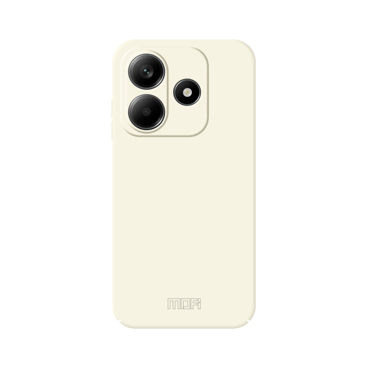 

For Xiaomi Redmi Note 14 5G MOFI Qin Series Skin Feel All-inclusive PC Phone Case(Beige)